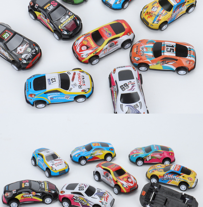 Alloy car model toy car set, racing model toy car model, alloy car boy gift collection, model car set pic 12