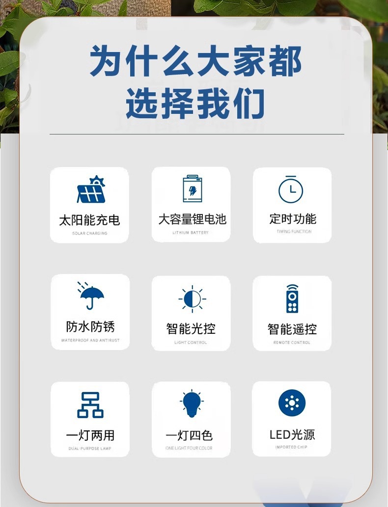 新中式户外壁灯太阳能防水别墅景观灯大门阳台走廊过道楼梯庭院灯详情4