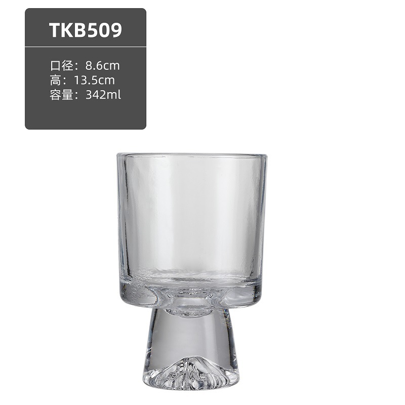 定制矮脚冰淇淋杯玻璃杯喝水杯子奶茶杯饮品杯冰激凌杯家用商跨境详情9