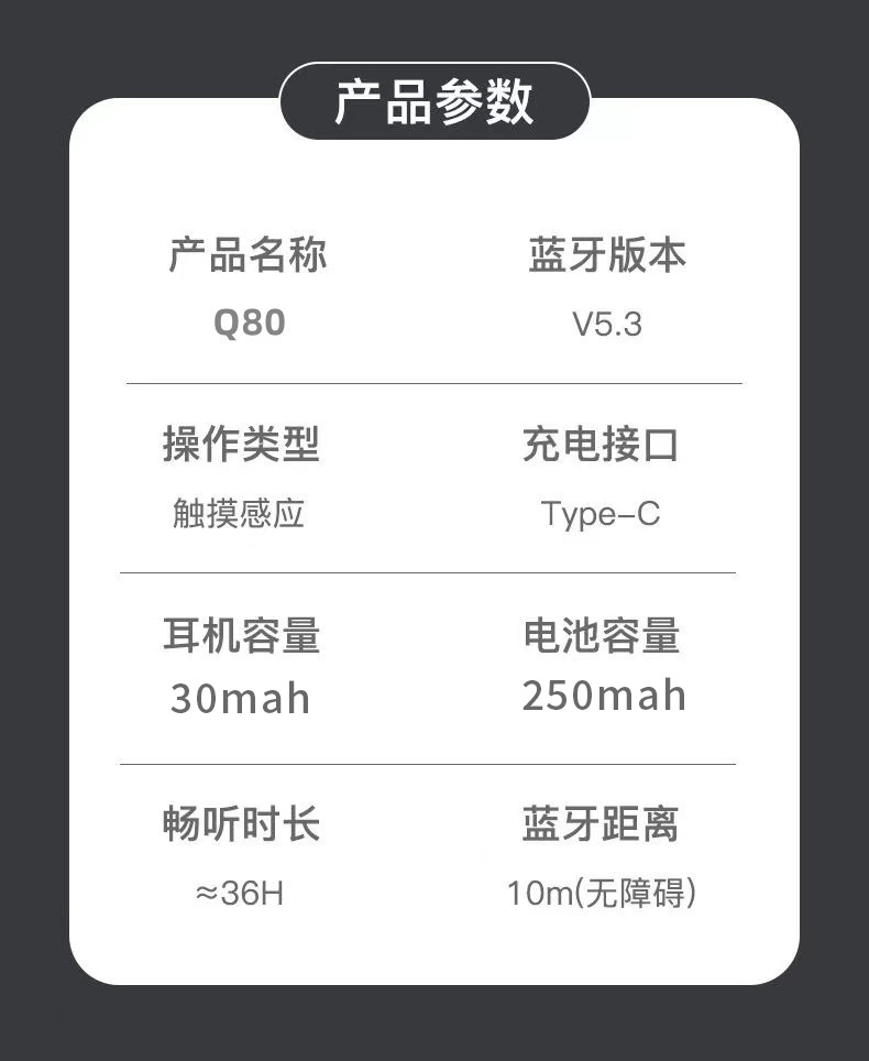 2024新款蓝牙耳机大电量耳夹式无线运动不入耳无痛骨传导超长续航详情11