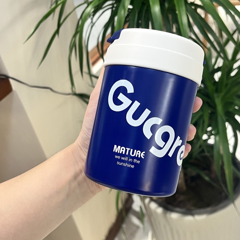 New 304 stainless steel ton-ton cup, outdoor portable double-drinking straw cup, double-layer vacuum, high appearance level insulated cup pic 15