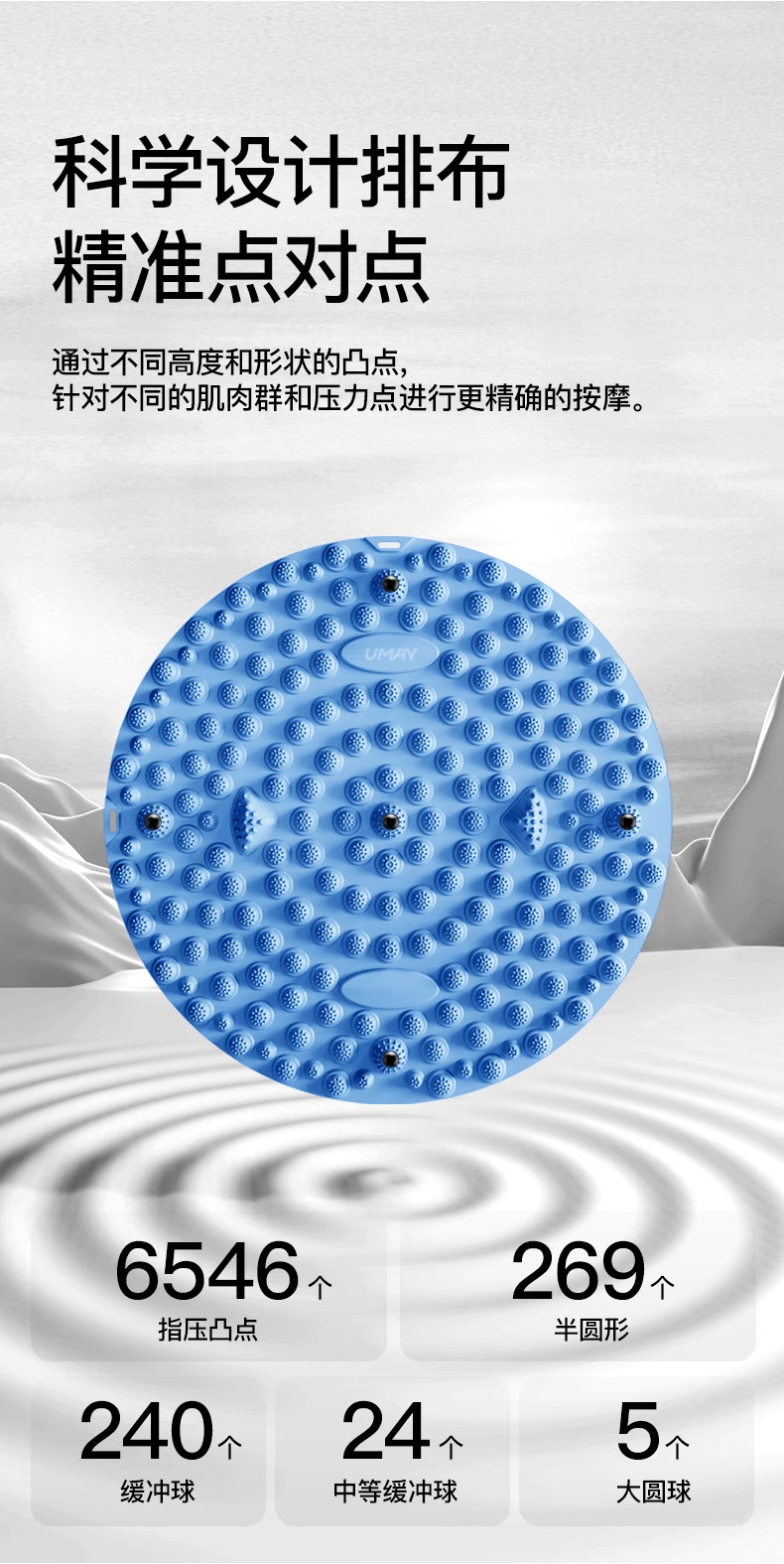 中医指压板原地超慢跑专用足底按摩脚垫脚底按摩垫室内跑步垫详情9