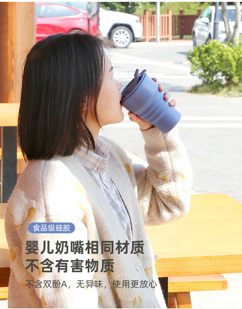 复活节日礼品定制亚马逊大容量水壶硅胶折叠杯年会公司礼品水杯详情28