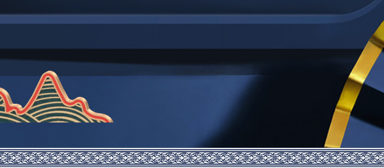 垃圾袋家用手提抽绳式厨房客厅免撕青花国风加大加厚塑料袋批发详情27