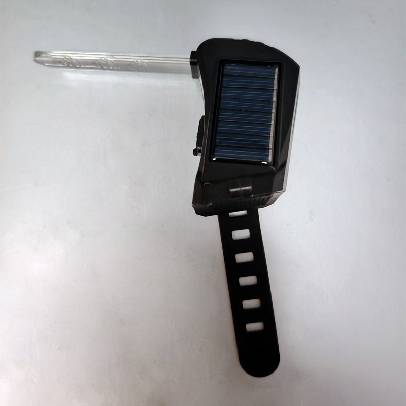 Solar-powered charging taillights, bicycle water flow navigation lights, night riding safety indicator lights, mountain bike high-brightness warning lights pic 11