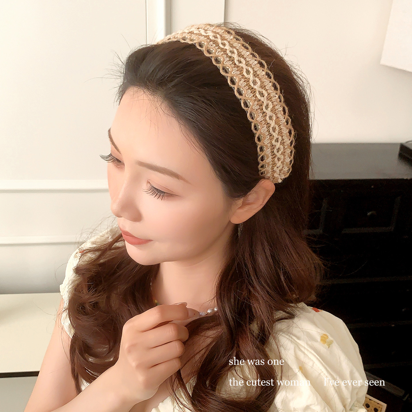 碎发魔术贴发带碎发整理神器温柔时尚甜美侧边田园少女发箍刘海贴详情7