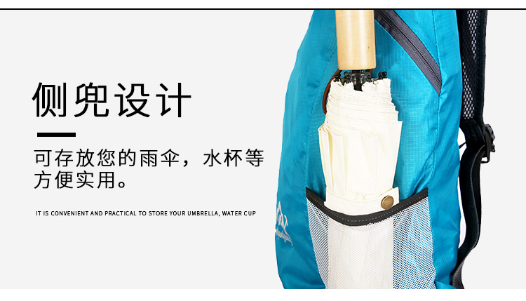 Outdoor lightweight sports bags, waterproof backpacks, wear-resistant travel bags, folding backpacks, small backpacks, storage small bags pic 16