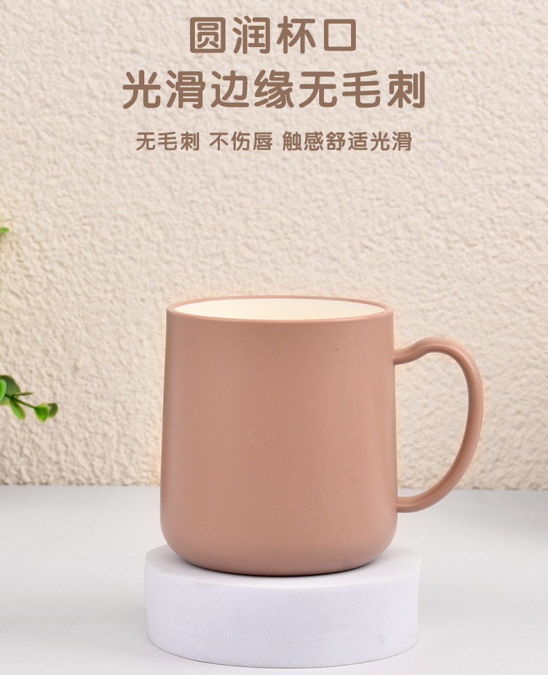 新款北欧莫兰迪漱口杯纯色简约轻奢牙刷杯情侣学生宿舍家用洗漱杯详情4