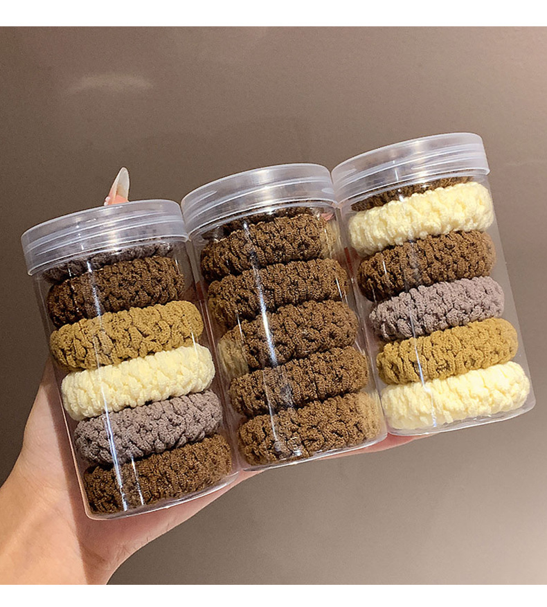 高弹力耐用发绳女加粗不伤发头绳发圈2024年新款扎头发橡皮筋头饰详情1