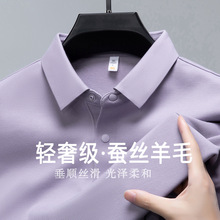 高端男士t恤夏半袖衣服男短袖男款高级感休闲刺绣男生打底衫批发详情15