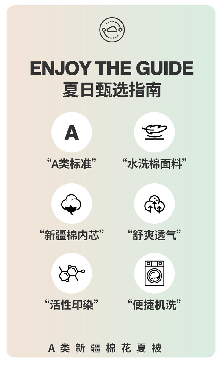 夏凉被纯棉全棉可机洗夏季单人棉花夏被空调被子四季通用学生宿舍详情5
