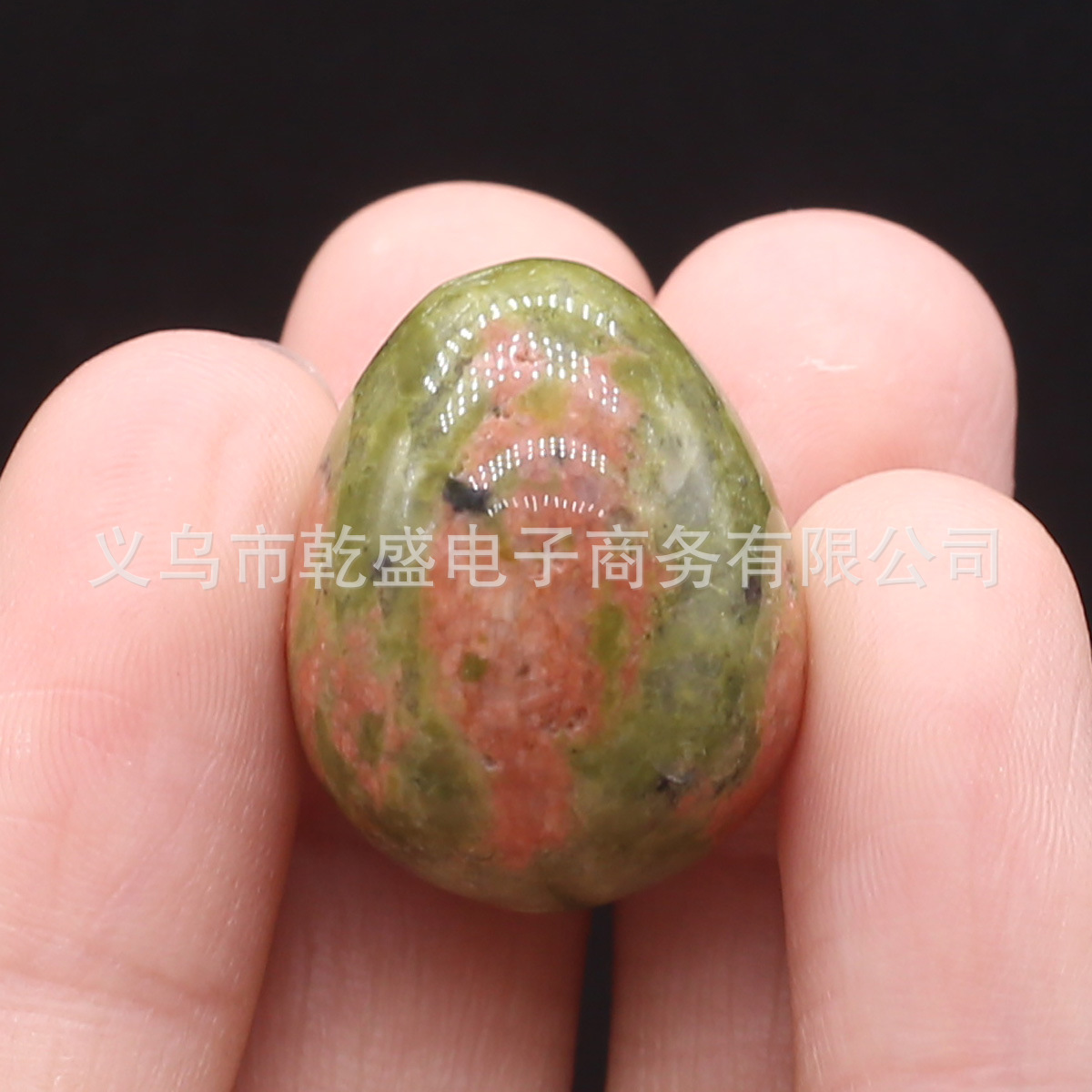 天然绿东陵紫晶黄玉鸡蛋摆件半宝石DIY装饰品小摆件详情15