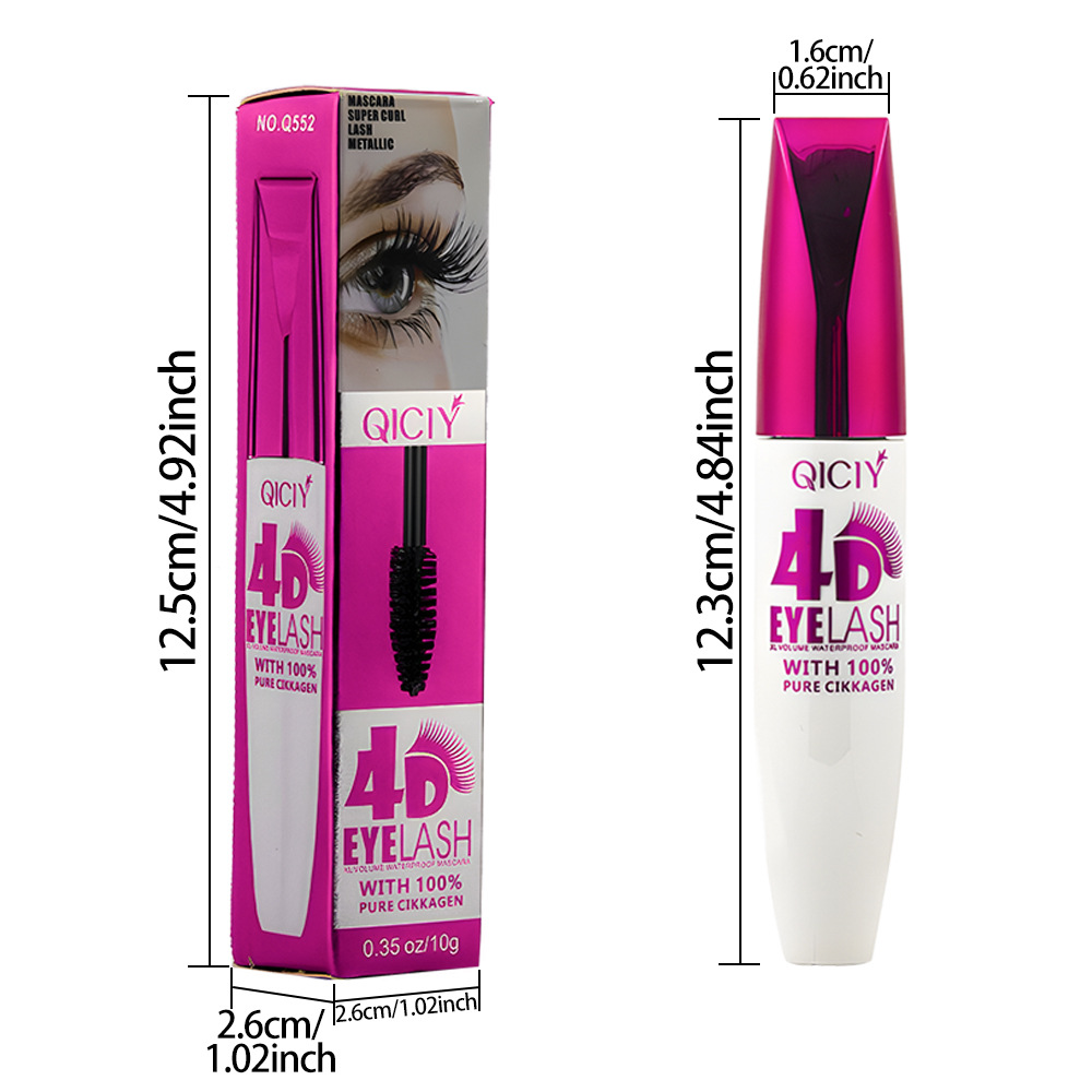 Cross-border exclusive QICIY 4D mascara Base cream, waterproof, non-smudge, long and curly mascara wholesale pic 10