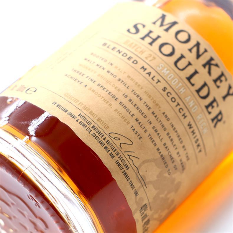 British imported MonkeyShoulder Golden Monkey Blended Pure Malt Whisky 1l pic 1