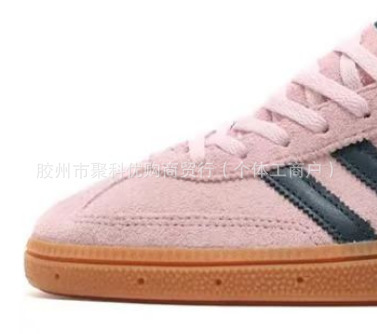 莆田德训鞋女鞋莆田高版本samba纯原百搭校园银色增高厚底红色小详情33