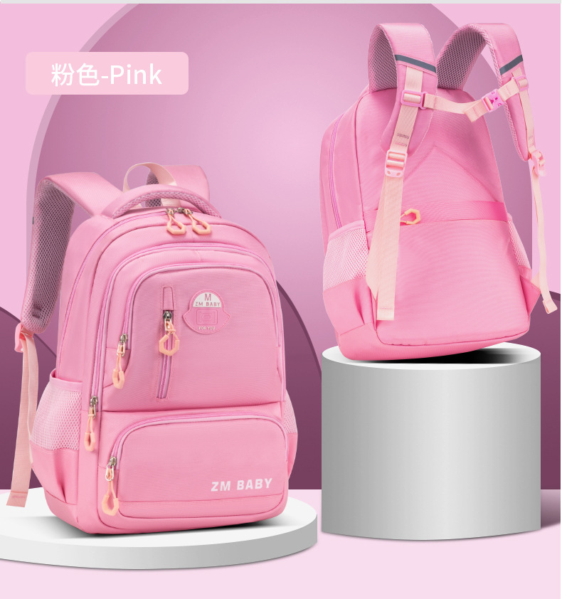 新款小学生书包 男女 1-3年级休闲大容量包包双肩背包小众设计详情16