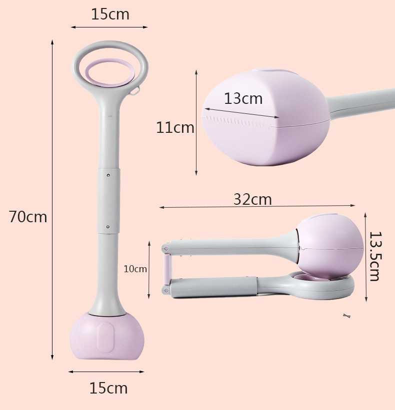 宠物狗狗专用70cm折叠遛狗捡拾工具 拾便器铲屎夹 清理狗屎便捡粪便器 便捡拾器方便实用详情12