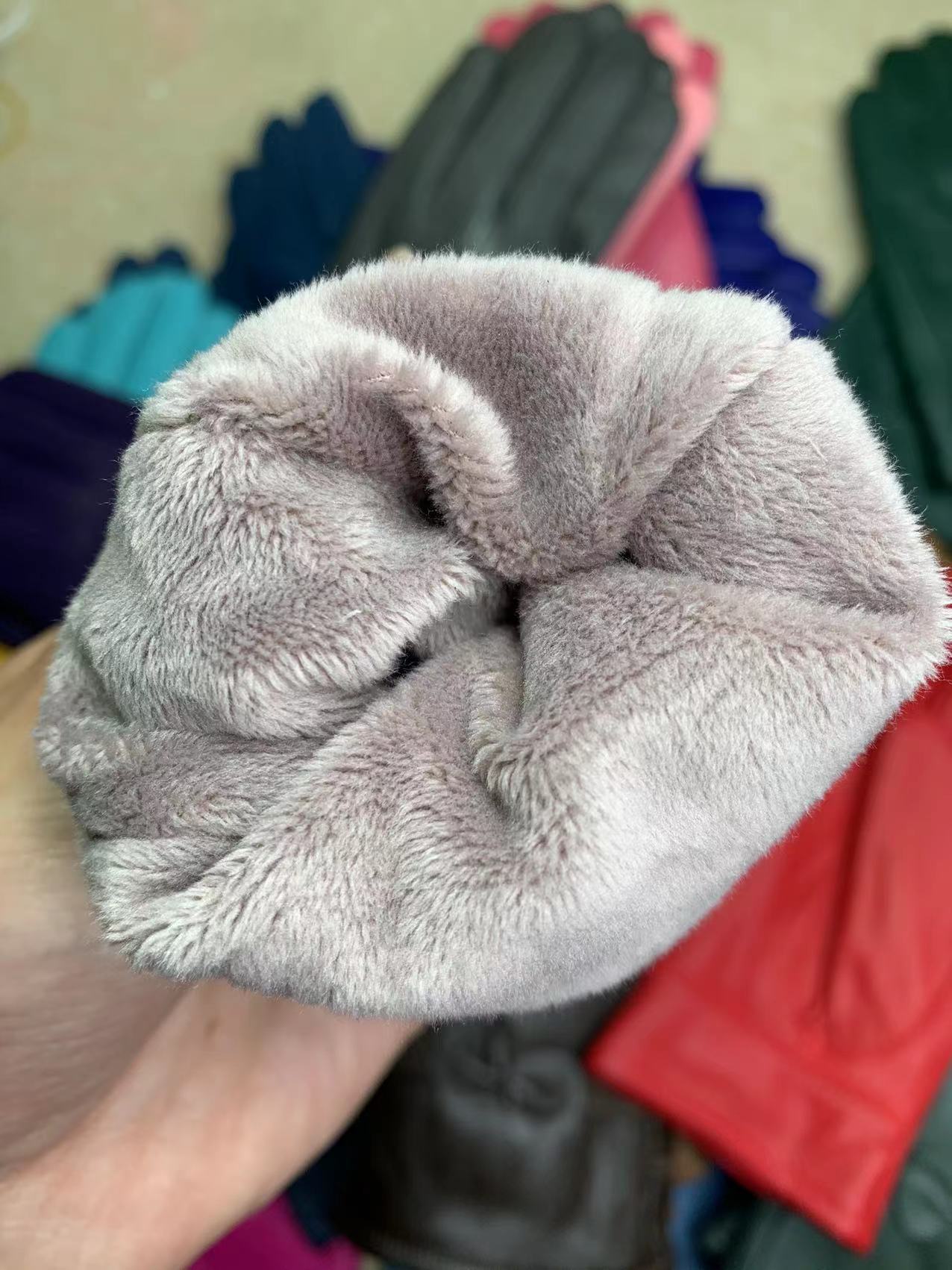 女士真皮手套 真羊皮冬季保暖手套加绒加厚防风防寒冬天骑车批发详情19