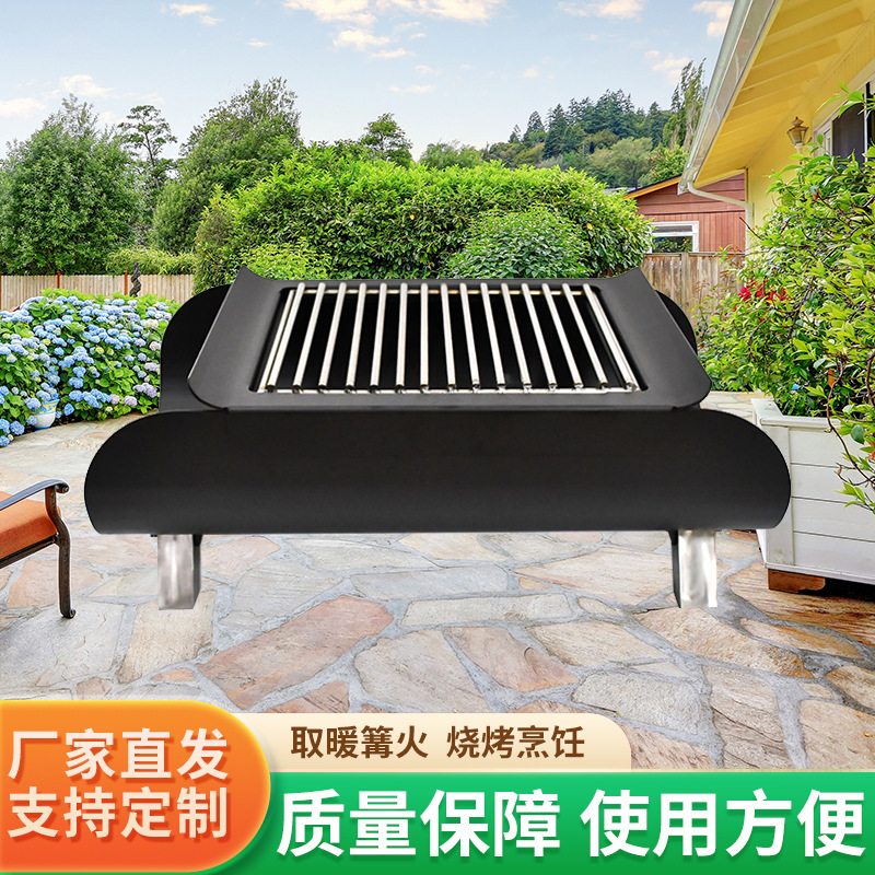 跨境烧烤炉家用木炭烧烤架便携户外炉子无烟烤串碳烤肉小型烤肉架详情3