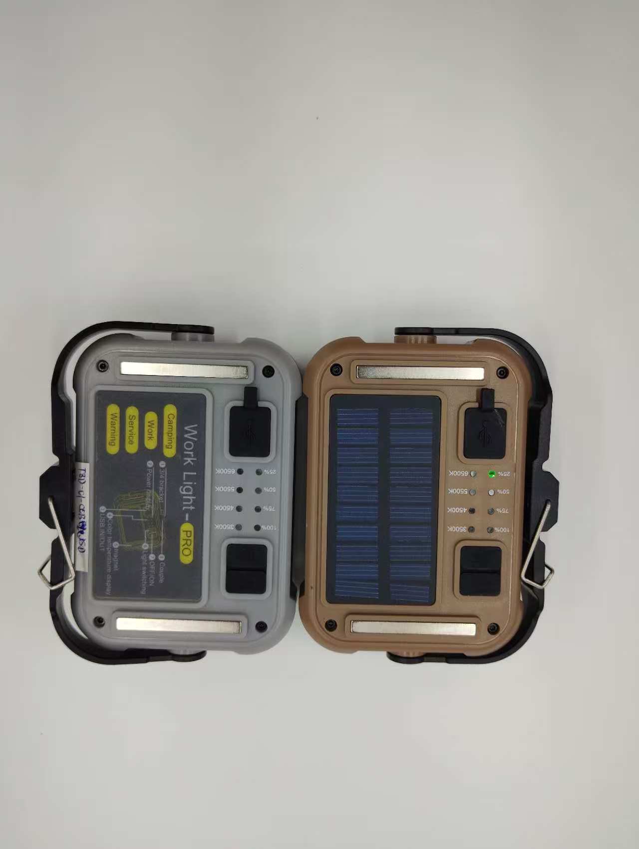 Cross-border new solar outdoor camping lighting tent lamp, rechargeable LED multi-functional magnetic work light pic 11