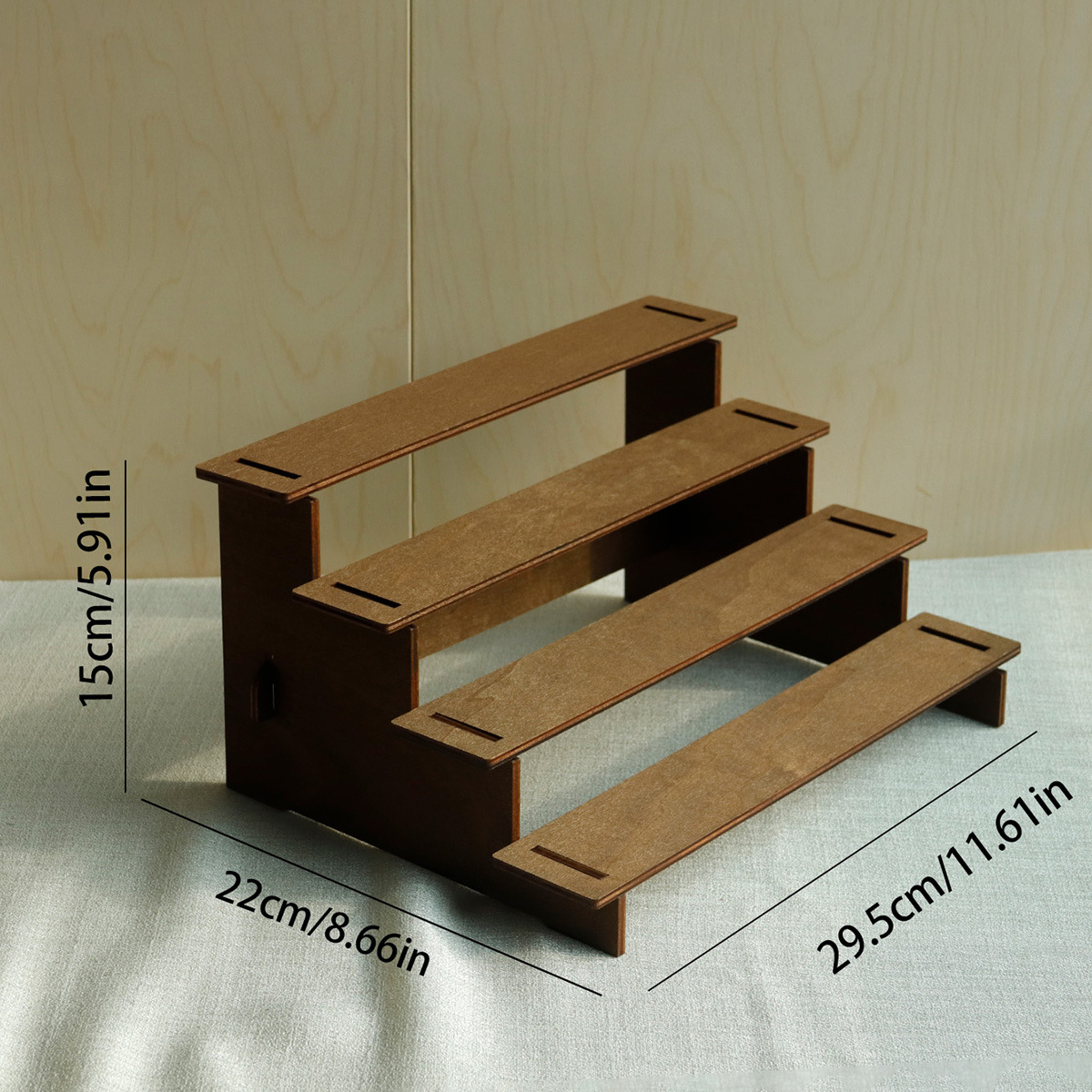 展示直播公仔架2-5层展示架小摆件收纳桌面置物架手办陈列阶梯架详情12