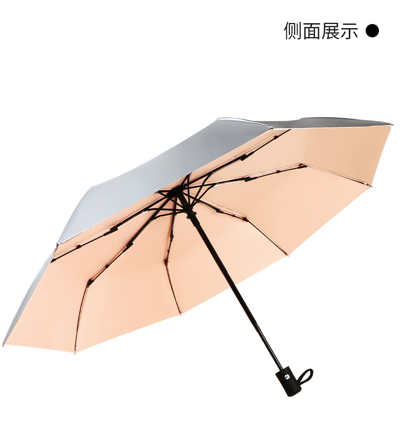 全自动伞钛银伞跨境太阳伞防晒遮阳伞晴雨两用女防紫外广告伞logo详情32