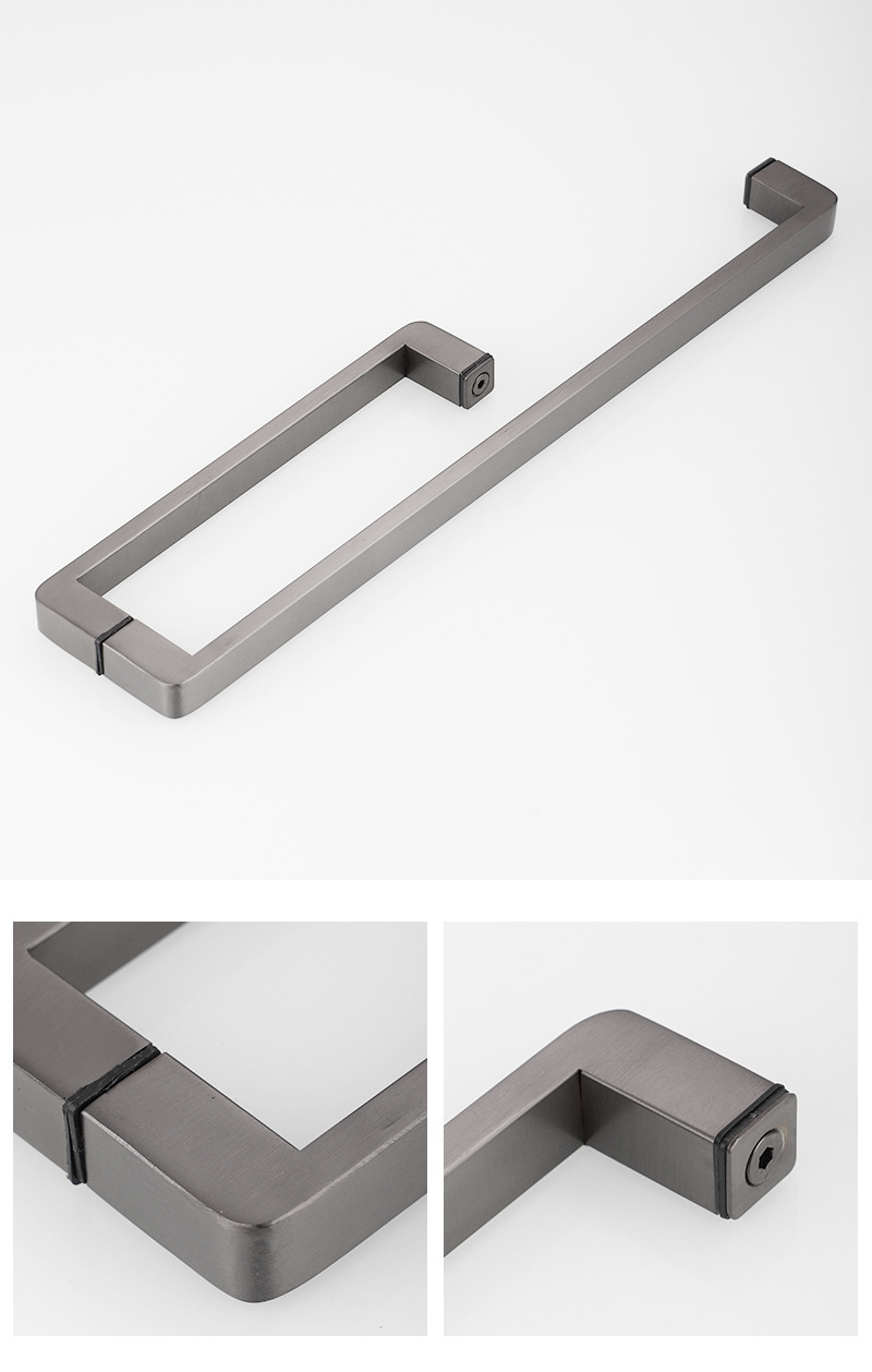 厂家304淋浴房拉手 酒店浴室玻璃门把手 大门推拉门不锈钢拉手详情33