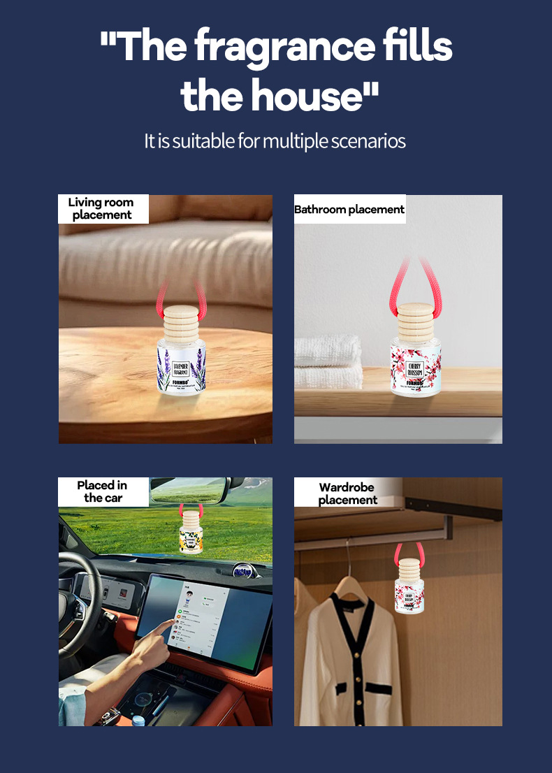 【跨境专供】FORMBO车载香薰清新花香淡香小巧汽车香薰挂件批发详情15