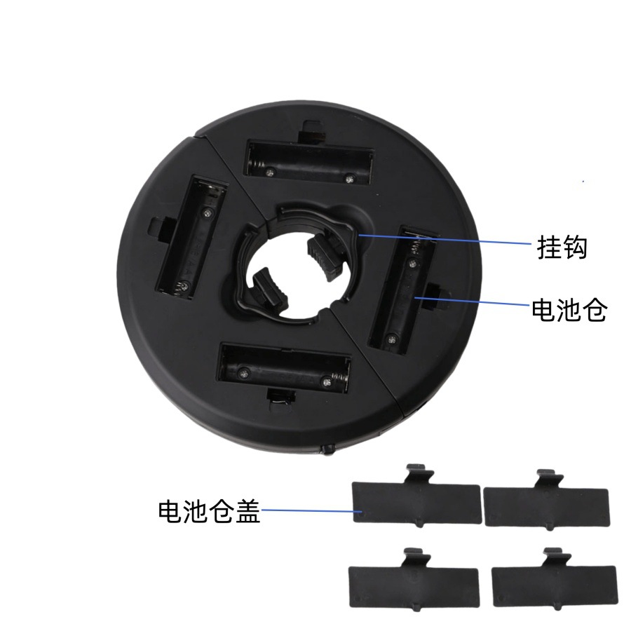 户外24+4LED圆盘沙滩伞灯阳台应急帐篷灯遮阳伞野营灯罗马露营灯详情3