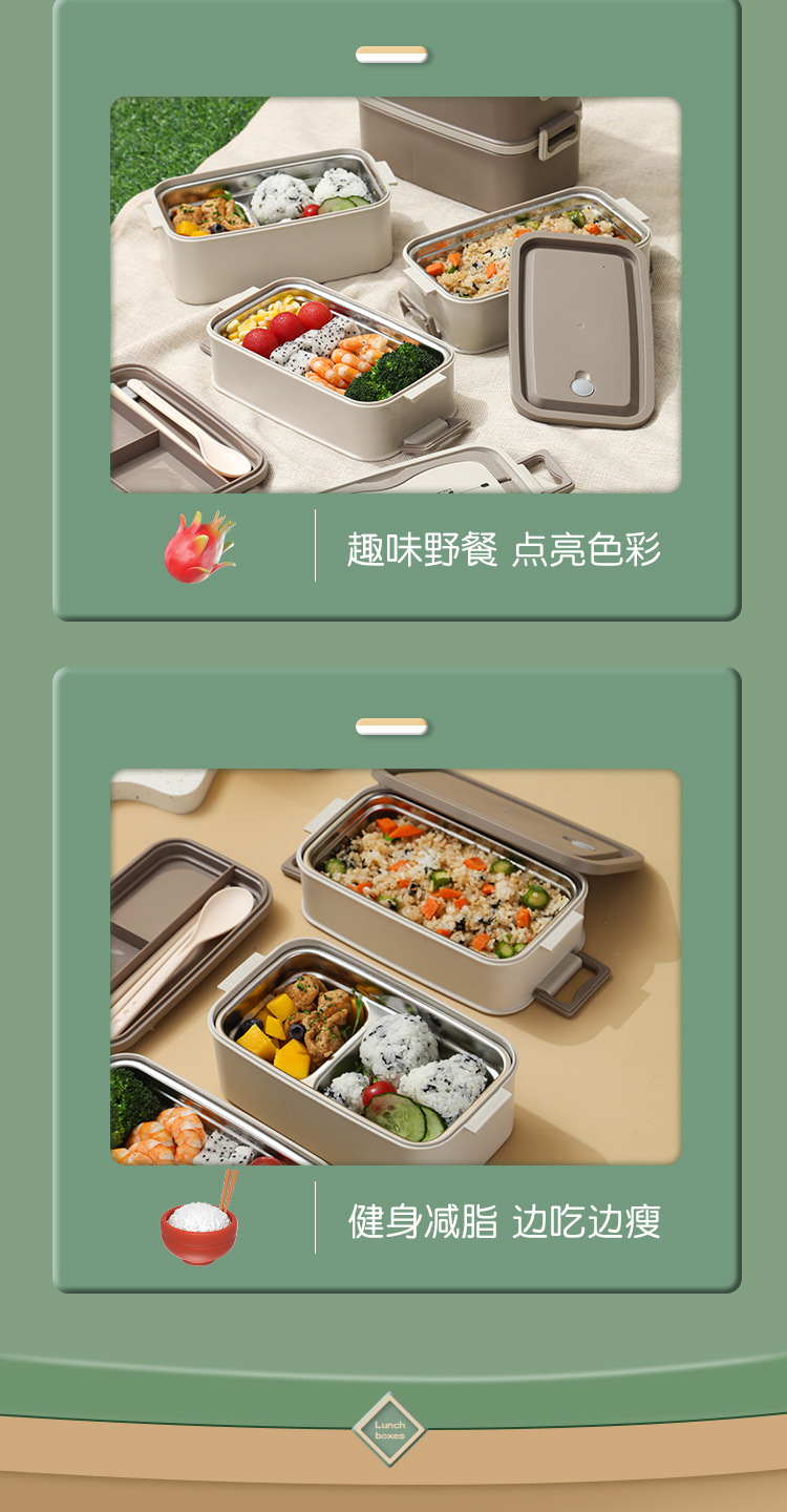 304不锈钢保温饭盒防漏密封学生手提多层便当盒午餐盒微波炉加热详情15
