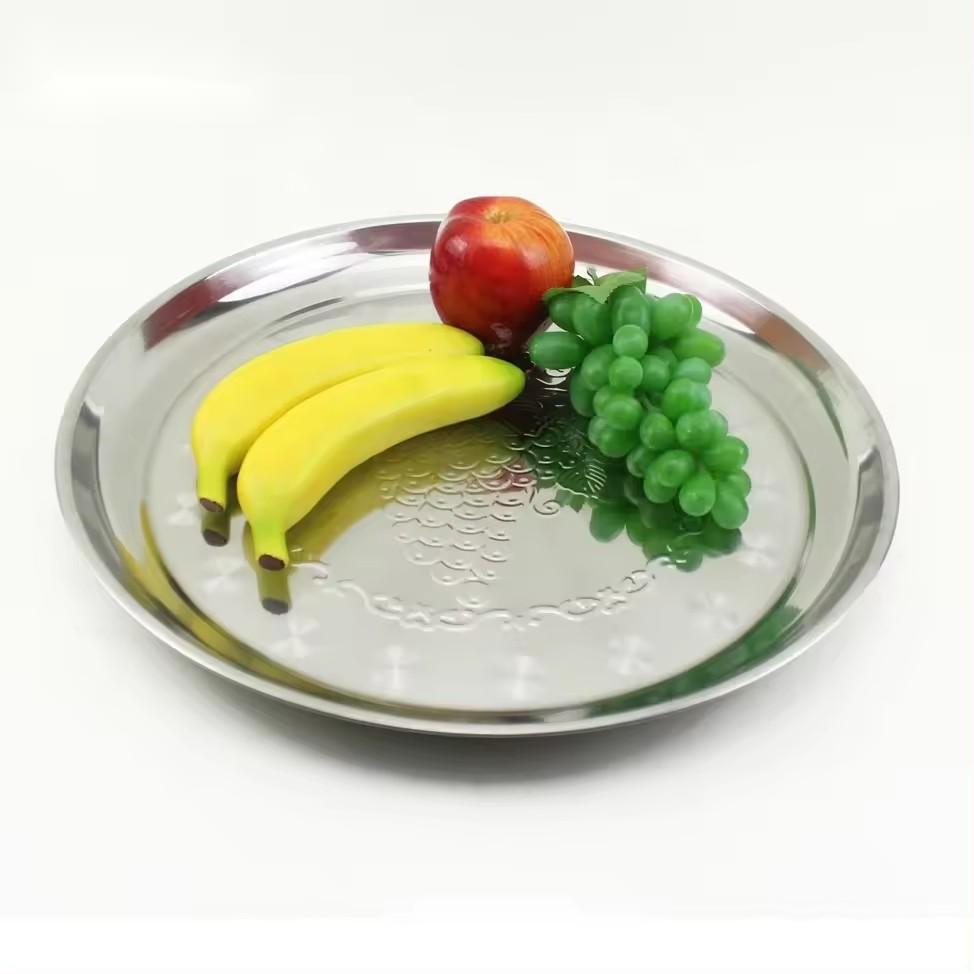 Stainless steel plate set, large African export basin set, washbasin, soup basin, household manufacturer wholesale, thickened pic 10