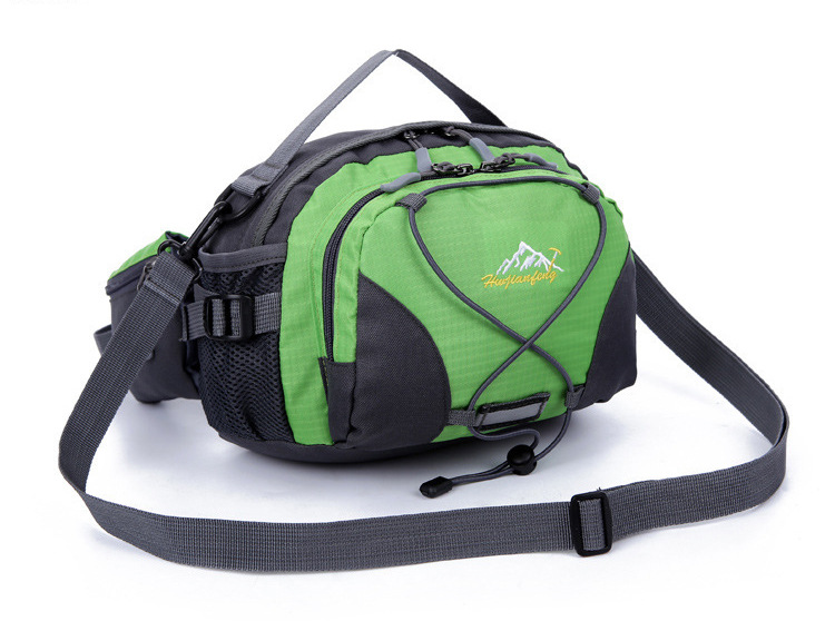 The manufacturer sells Korean-style outdoor hiking waist bags, casual handbags, and single-shoulder travel waist bags with reflective strap designs pic 12