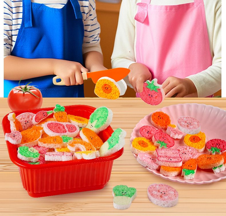 火锅泡泡捏捏画儿童diy手工涂色画3D挂件解压幼儿园过家家玩具详情5