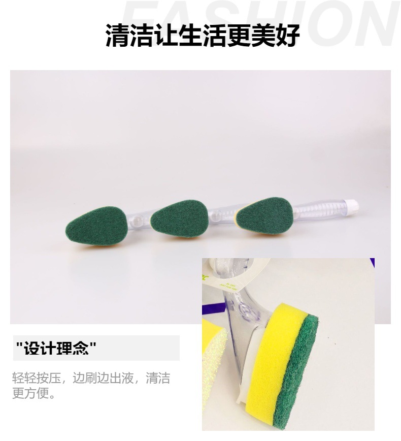压缩木浆棉海绵擦厨房洗碗海绵块刷碗刷锅百洁布抹布清洁木浆OKS详情6
