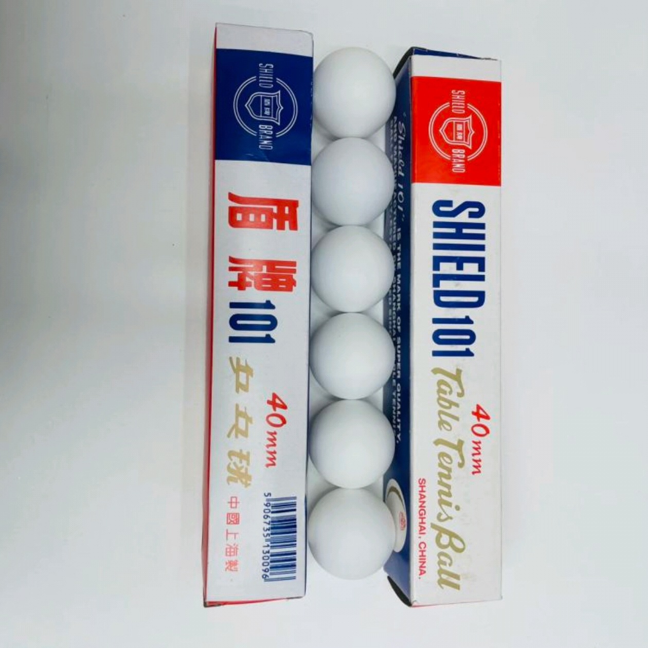 Factory direct sales of Blue Shield seamless PP table tennis balls, 40mm yellow and white, 6 boxes of table tennis balls in stock, quick delivery pic 3