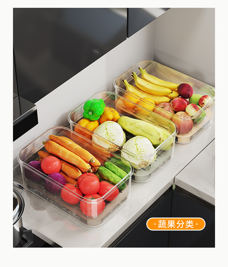 厂家现货  手提保鲜盒冰箱保鲜盒便当盒户外野餐篮零食水果收纳盒详情12