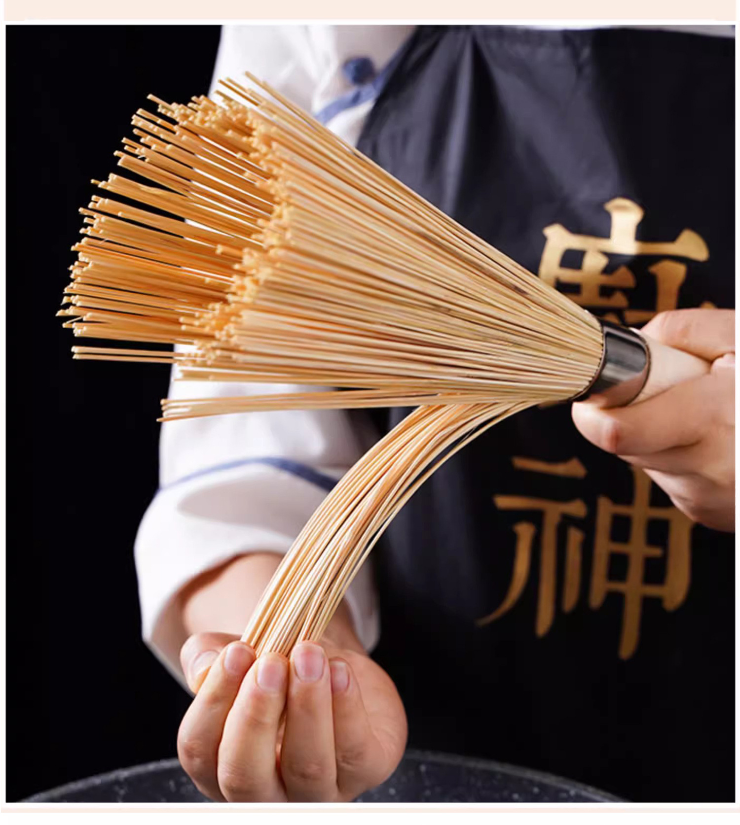 老式天然竹刷洗锅刷耐用竹质刷锅刷碗专用清洁刷去污洁净厨房锅刷详情3