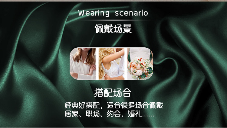 New Korean-style green Dongling 10MM pearl bracelet for women, fashionable bracelet, high-end and personalized accessory bracelet wholesale pic 3