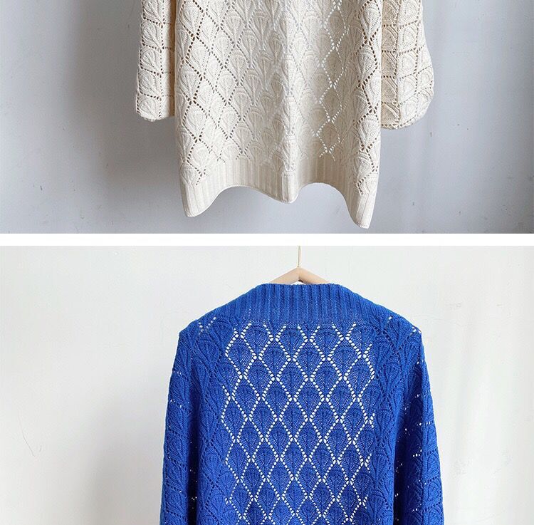 披肩女夏季高级感春夏新款针织外穿坎肩韩版百搭宽松夏天旗袍外套详情8