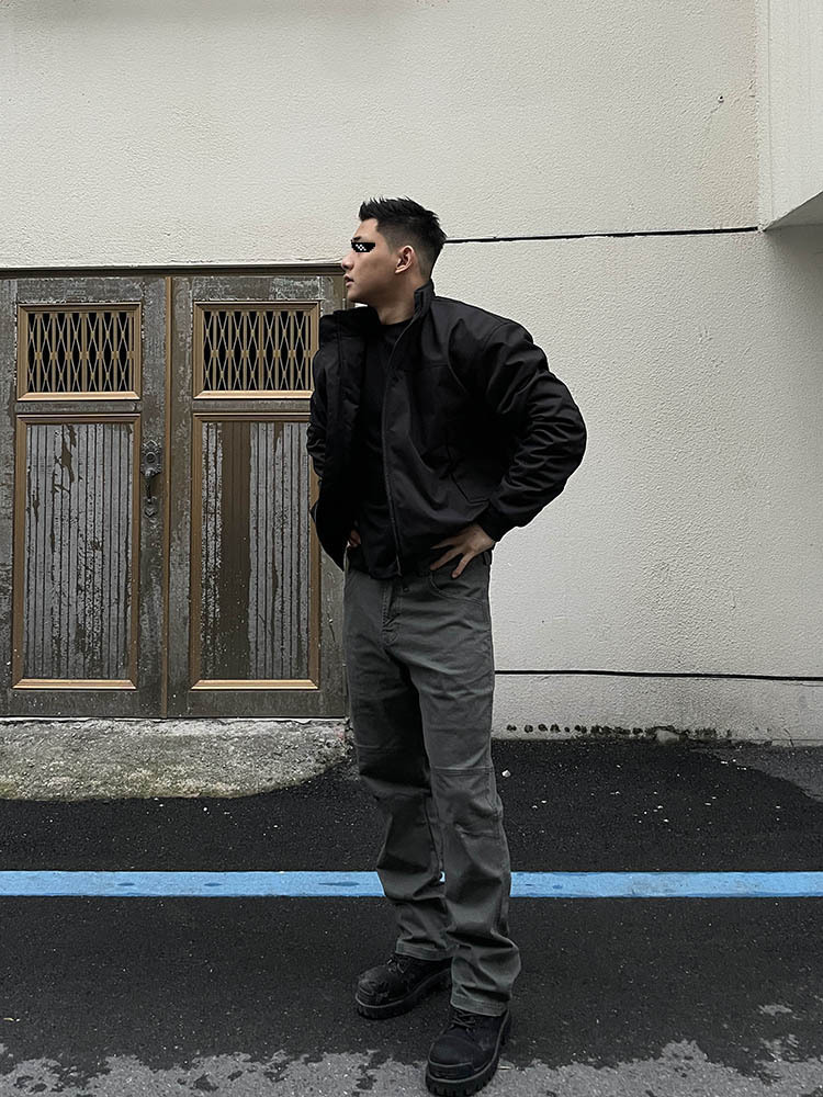 GTAL three-proof flight jacket cotton-padded jacket for men, spring tough guy outfit, American work jacket, thickened warm cotton-padded jacket pic 11