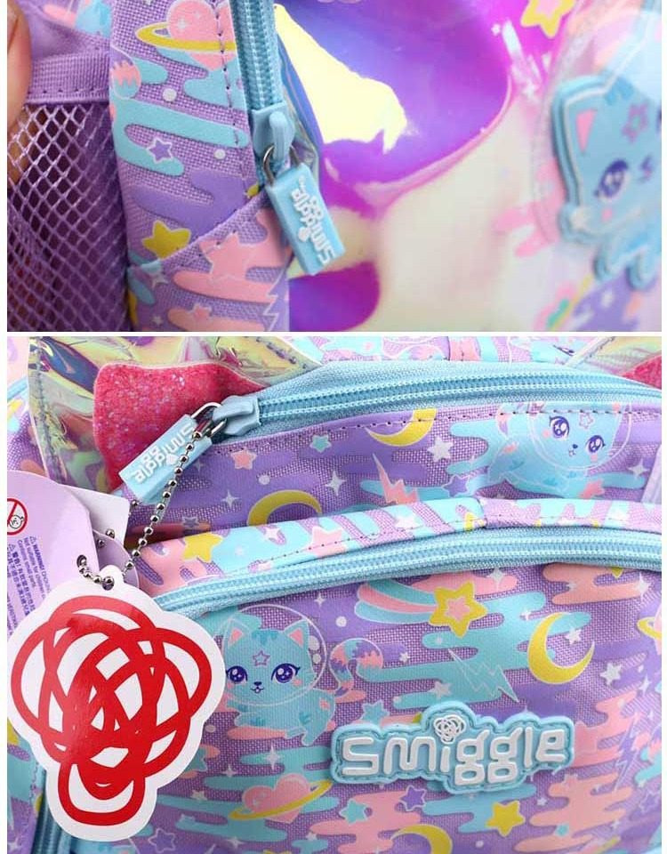 Australia smiggle mochila de la escuela cartoon mochila de gran capacidad mochila de los niños bolsa de ocio al aire libre bolsa de la pluma del estudiante pic 7