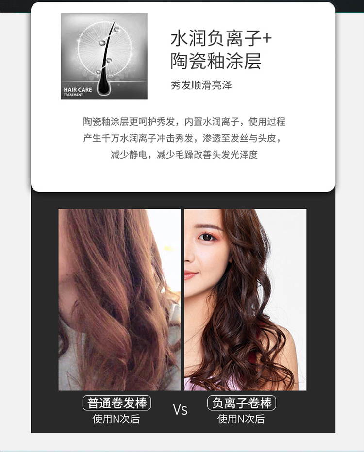 Hair curling iron, makeup artist, photo studio, 25mm professional large curling iron, hair salon, direct sales from the manufacturer pic 15