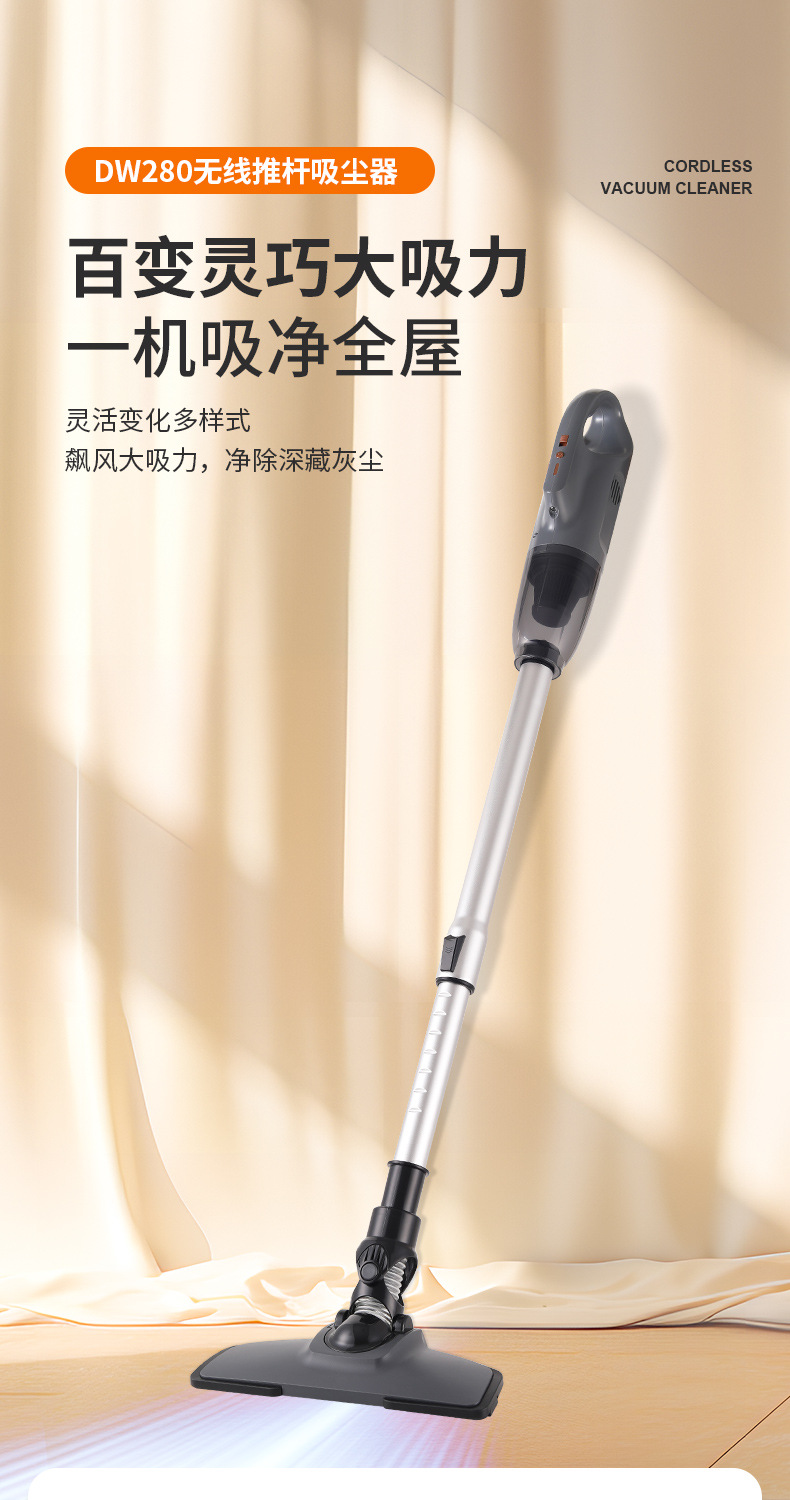 跨境私模手持小型吸尘器无线大吸力家车两用桌面吸尘器车载吸尘器详情2