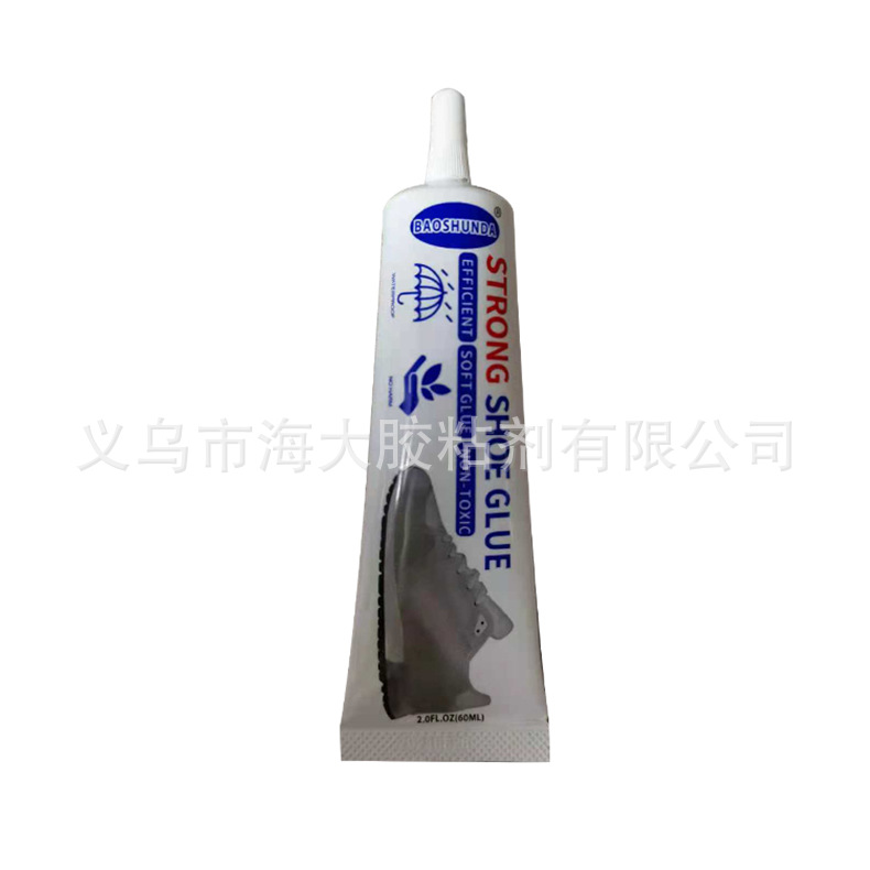 60ml transparent resin soft waterproof shoe repair glue for export pic 1