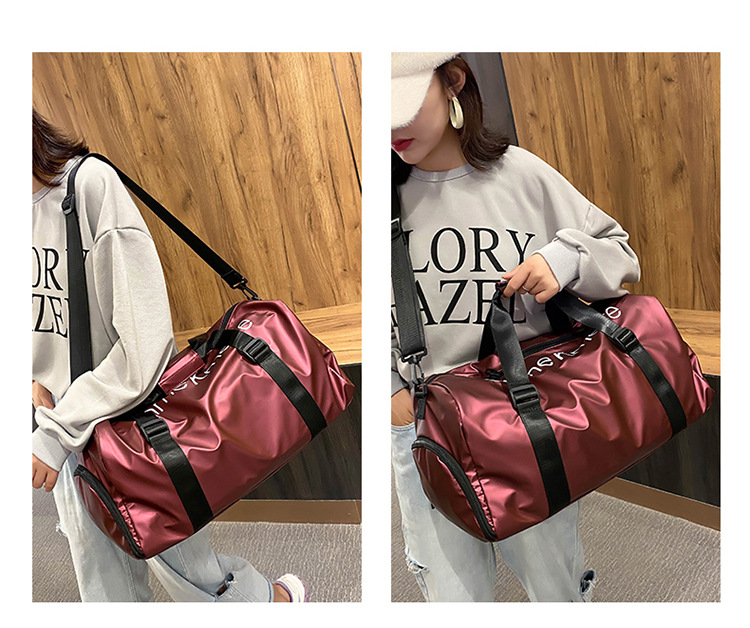 可套拉杆大容量手提旅行包通用干湿分离运动健身收纳包出差行李包详情19