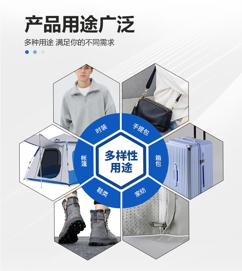 No. 3 and No. 5 metal Y-tooth light gold white gold open tail closed tail clothing set zipper access control pocket pic 11