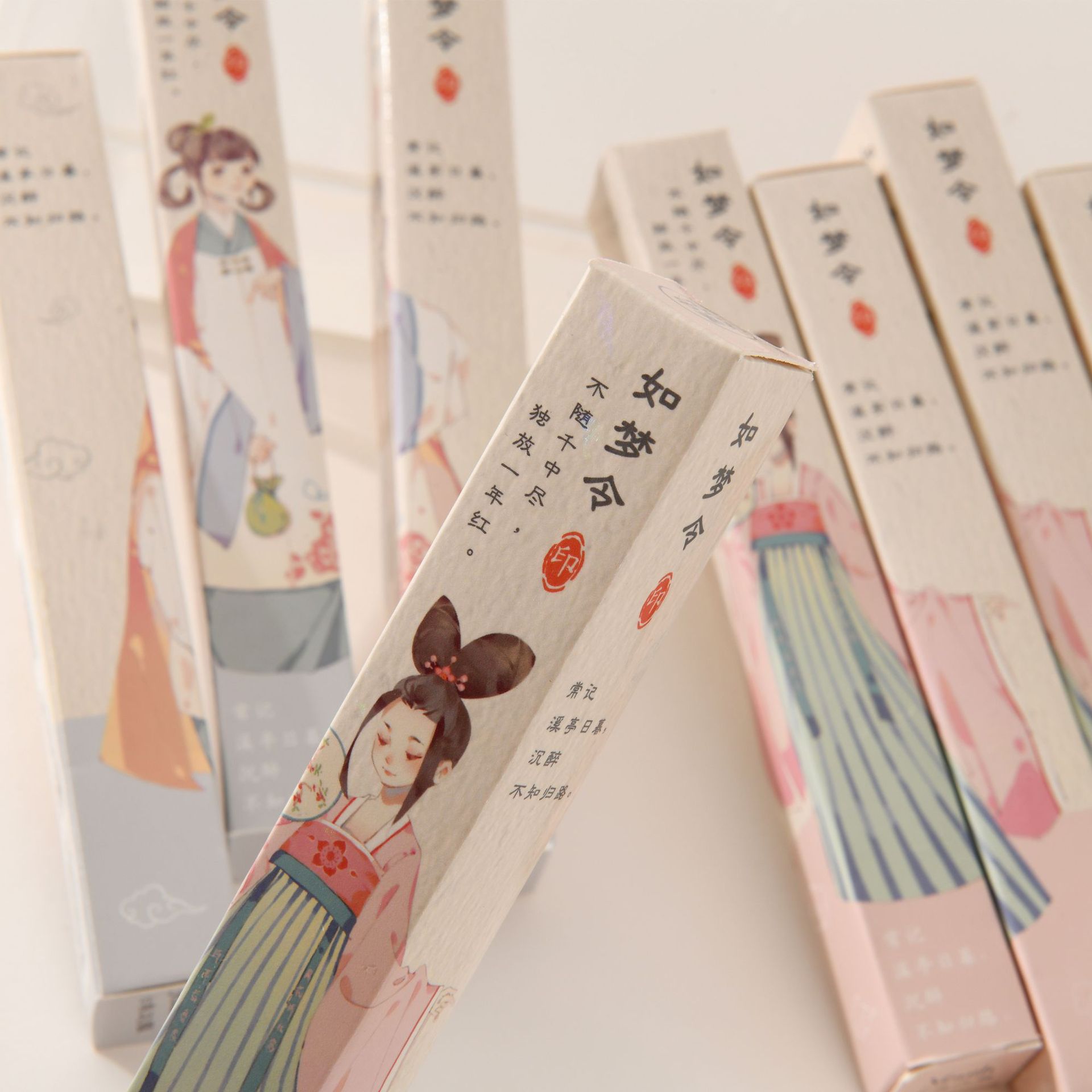 Chenxi Chinese-style blind box Gel pen, creative cartoon gel pen, 0.5mm, stationery for primary and secondary school students to start writing pic 1