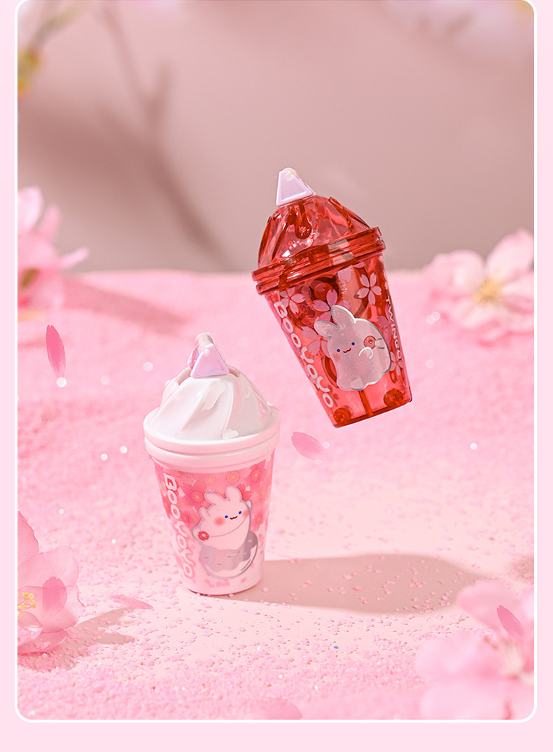 天高厂家樱花点点胶可爱布幽幽奶茶杯修正带式双面胶可擦定 制详情10