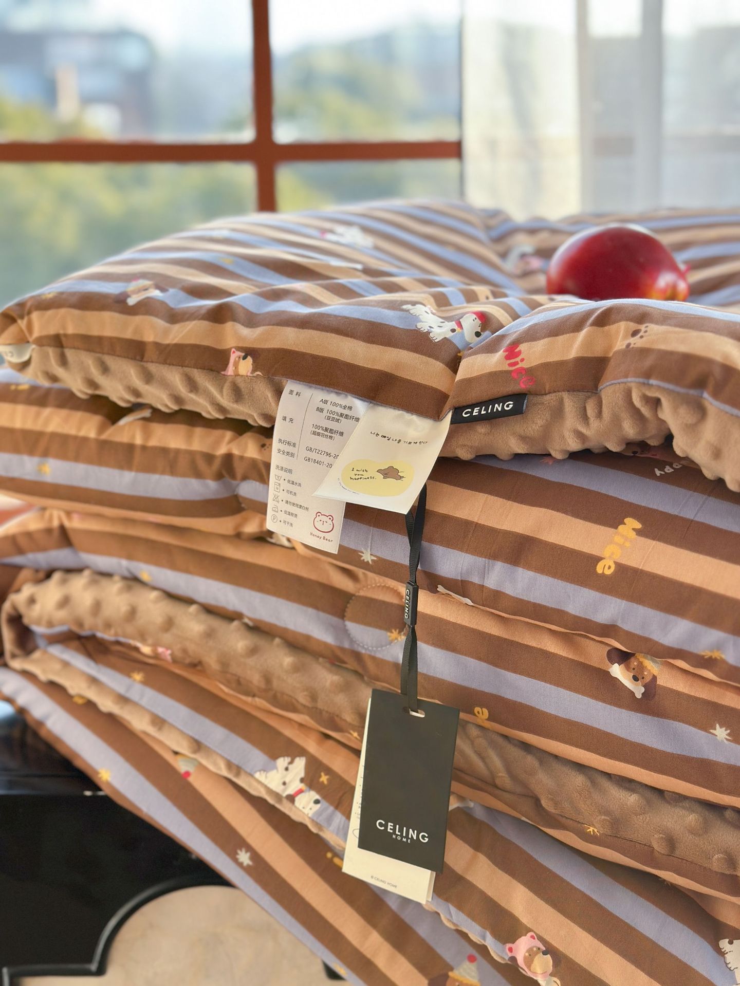 13372 All-cotton cartoon small floral print spring and autumn quilt soothing, bean quilt warm and fleece winter quilt core pic 86