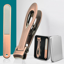 爆款防飞溅指甲钳不锈钢宽口厚硬甲专用家用指甲刀详情15